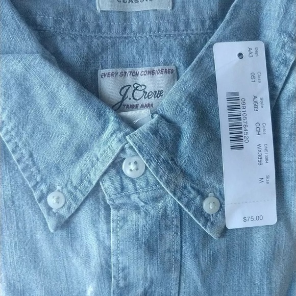 J. Crew chambray shirt short sleeve - Picture 4 of 4